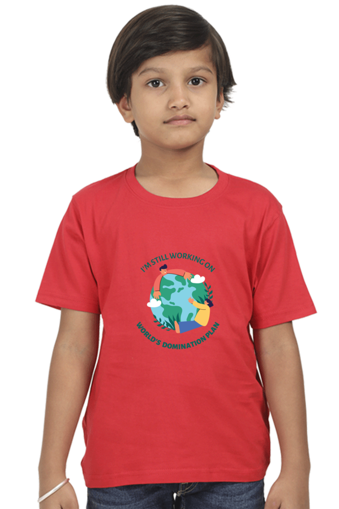 World Domination Plan Boys' T-Shirt