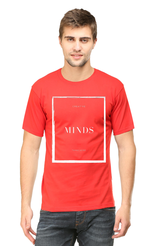 Creative Minds Think Alike Darker Shade Men's Round Neck T-shirt
