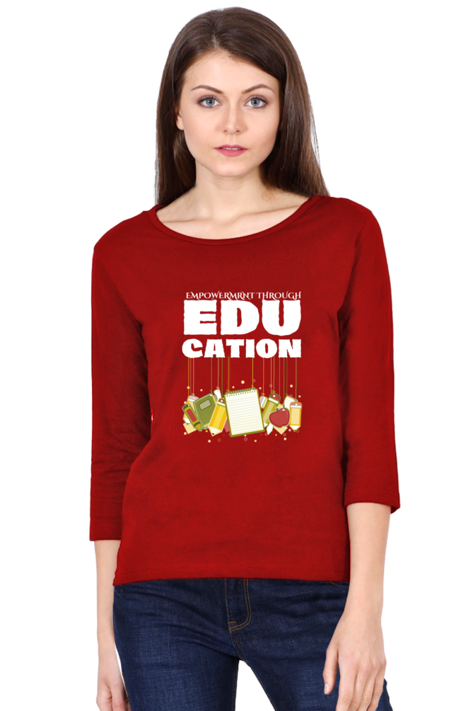 Empowerment Through Education Dark Shade Your Everyday Favorite Women's Tee