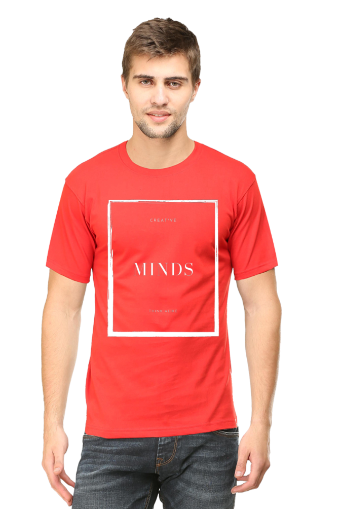Creative Minds Think Alike Darker Shade Men's Round Neck T-shirt