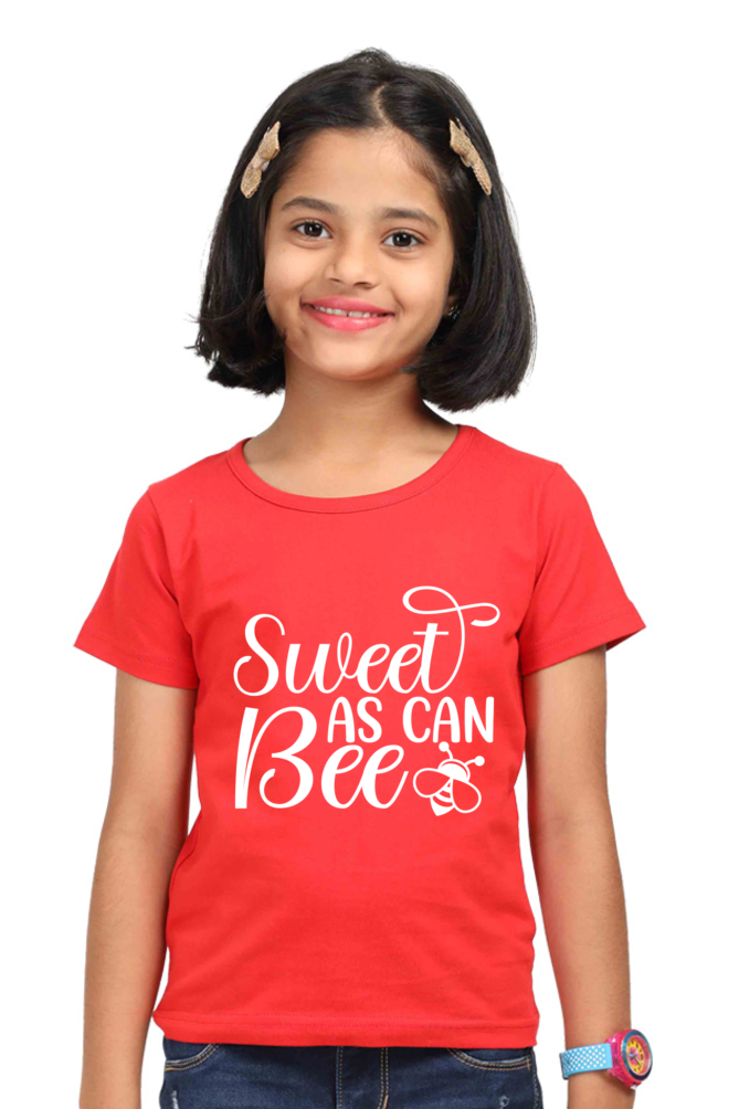 Sweet As Can Bee Infant Toddlers Round Next T-shirt Darker Version