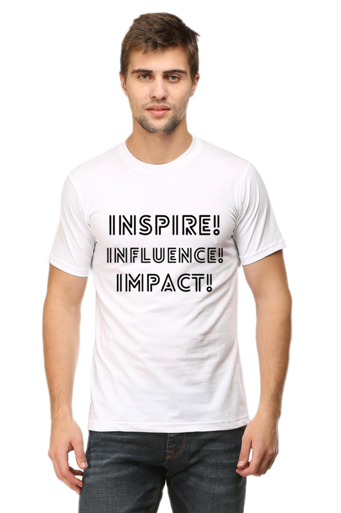 Inspire Influence Impact Lighter Shade Men's Round Neck T-shirt