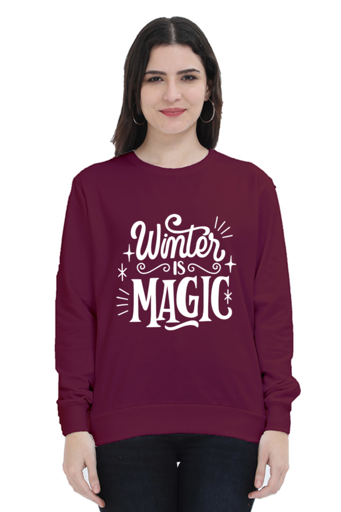 Winter is Magic Sweatshirt for Women