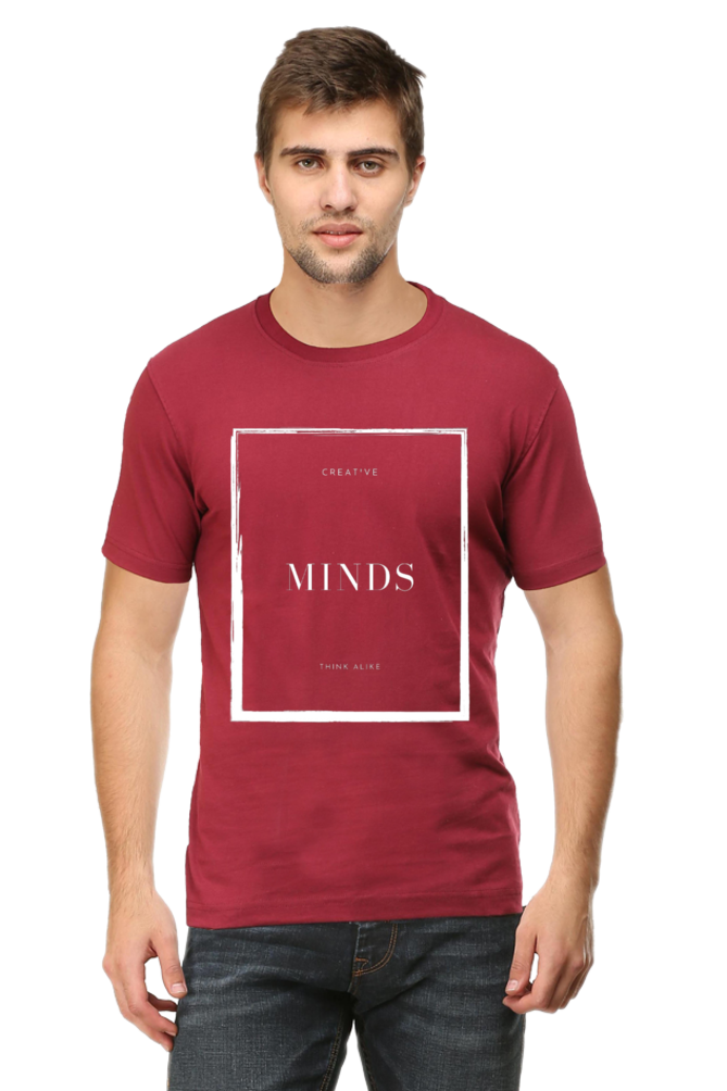Creative Minds Think Alike Darker Shade Men's Round Neck T-shirt