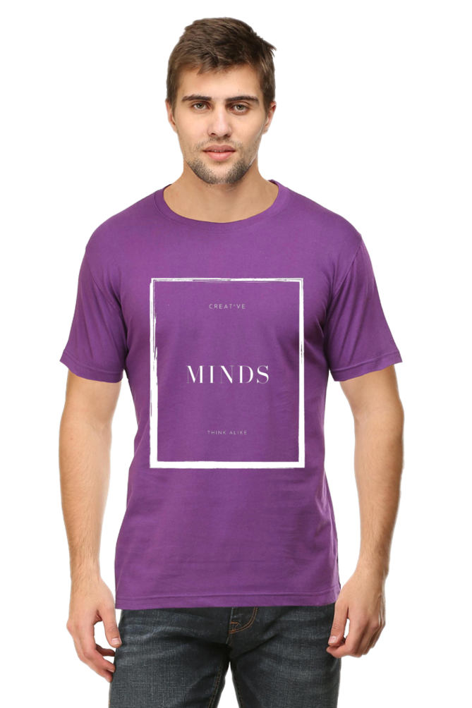 Creative Minds Think Alike Darker Shade Men's Round Neck T-shirt