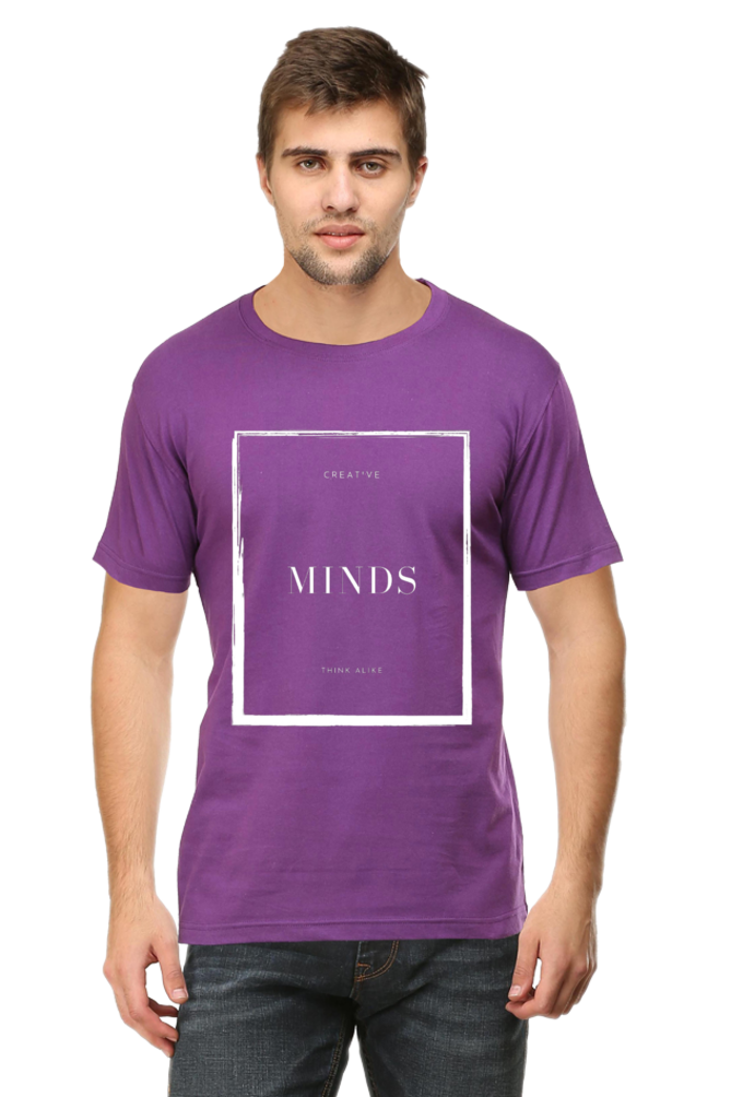 Creative Minds Think Alike Darker Shade Men's Round Neck T-shirt