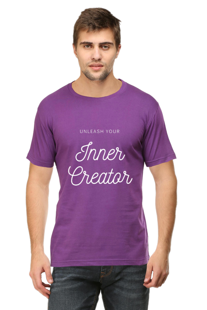 Unleash Your Inner Creator Darker Shade Men's Round Neck T-shirt