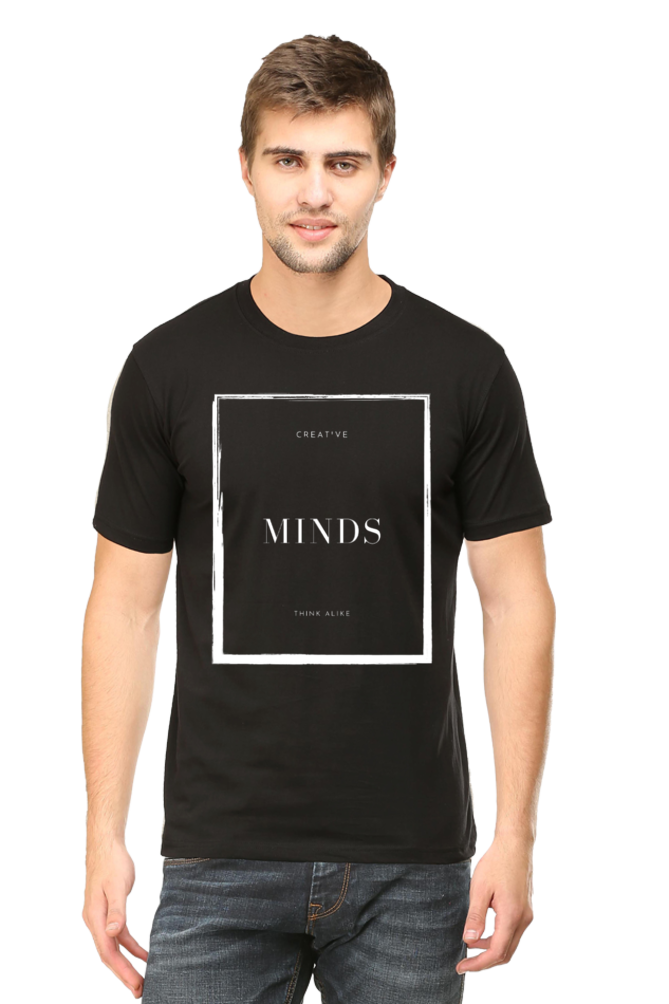 Creative Minds Think Alike Darker Shade Men's Round Neck T-shirt