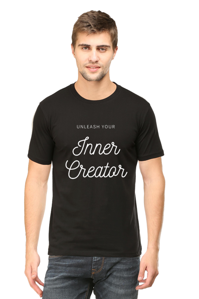Unleash Your Inner Creator Darker Shade Men's Round Neck T-shirt