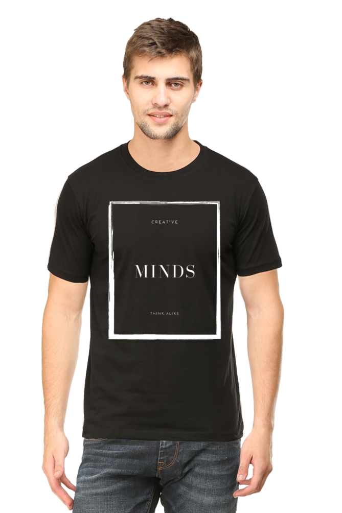 Creative Minds Think Alike Darker Shade Men's Round Neck T-shirt