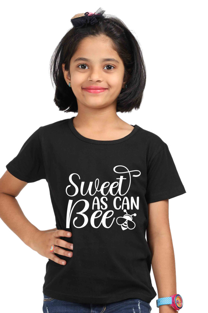 Sweet As Can Bee Infant Toddlers Round Next T-shirt Darker Version