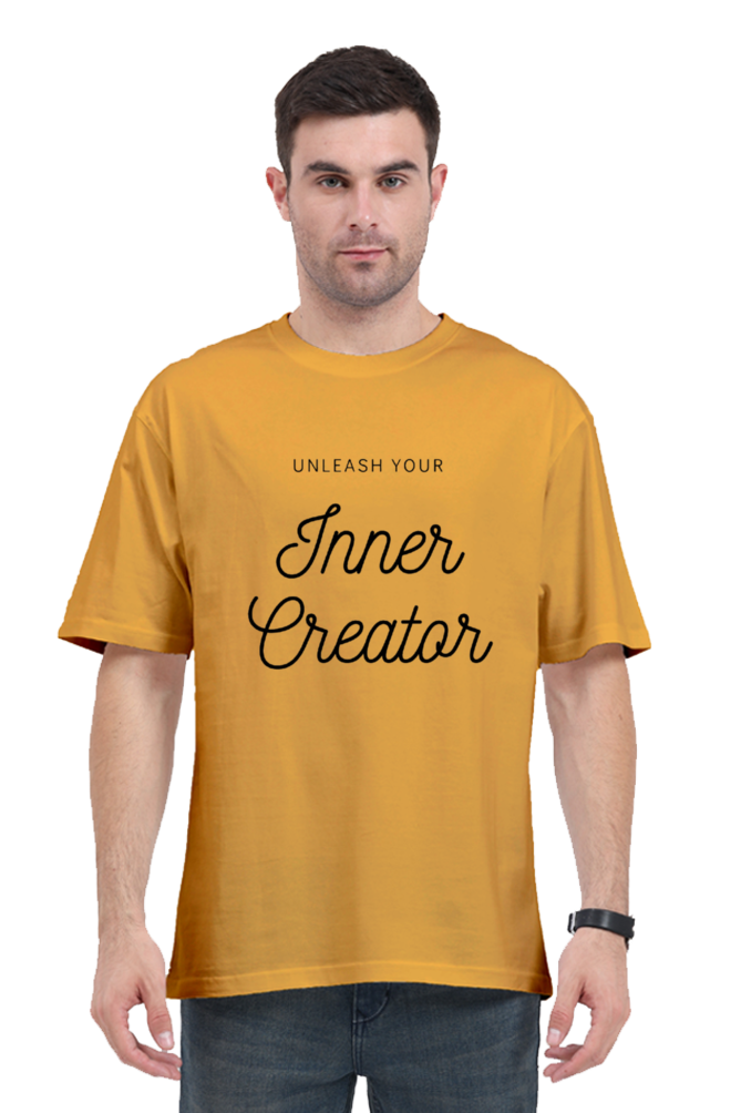 Unleash Your Inner Creator Lighter Shade Unisex Round T-shirt