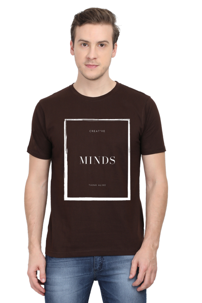 Creative Minds Think Alike Darker Shade Men's Round Neck T-shirt