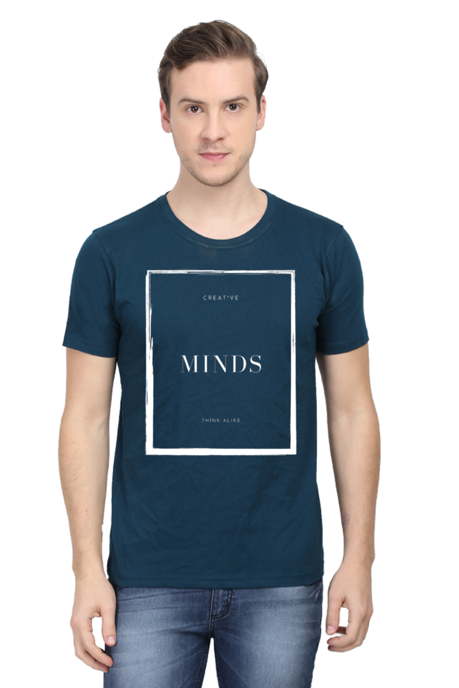 Creative Minds Think Alike Darker Shade Men's Round Neck T-shirt