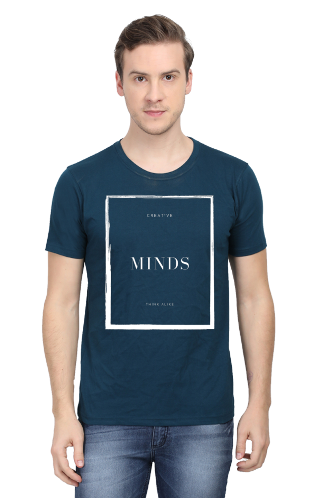 Creative Minds Think Alike Darker Shade Men's Round Neck T-shirt