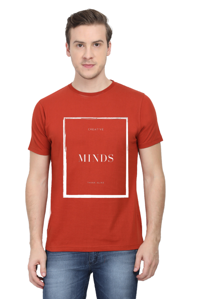 Creative Minds Think Alike Darker Shade Men's Round Neck T-shirt