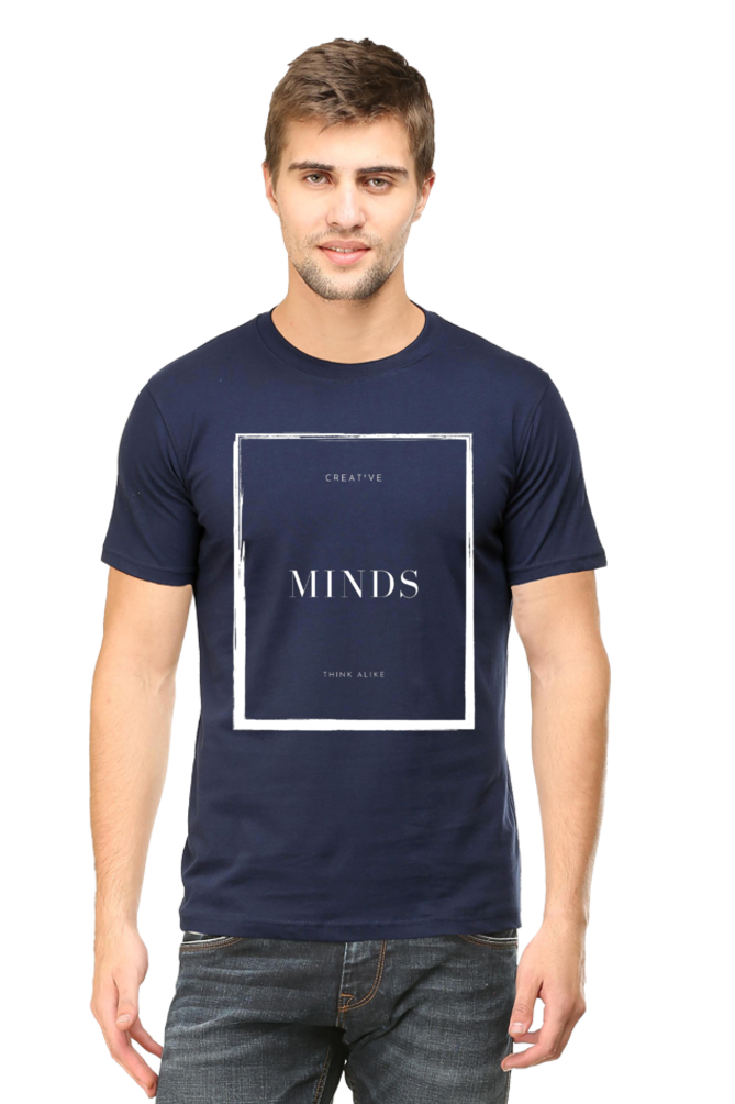 Creative Minds Think Alike Darker Shade Men's Round Neck T-shirt
