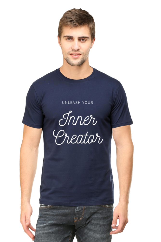 Unleash Your Inner Creator Darker Shade Men's Round Neck T-shirt