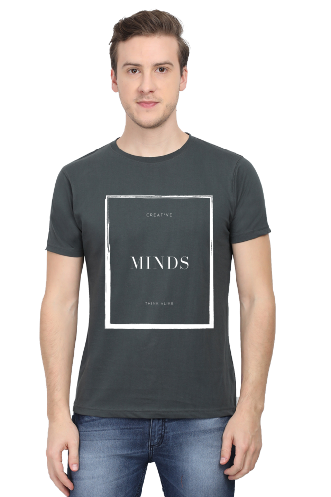 Creative Minds Think Alike Darker Shade Men's Round Neck T-shirt