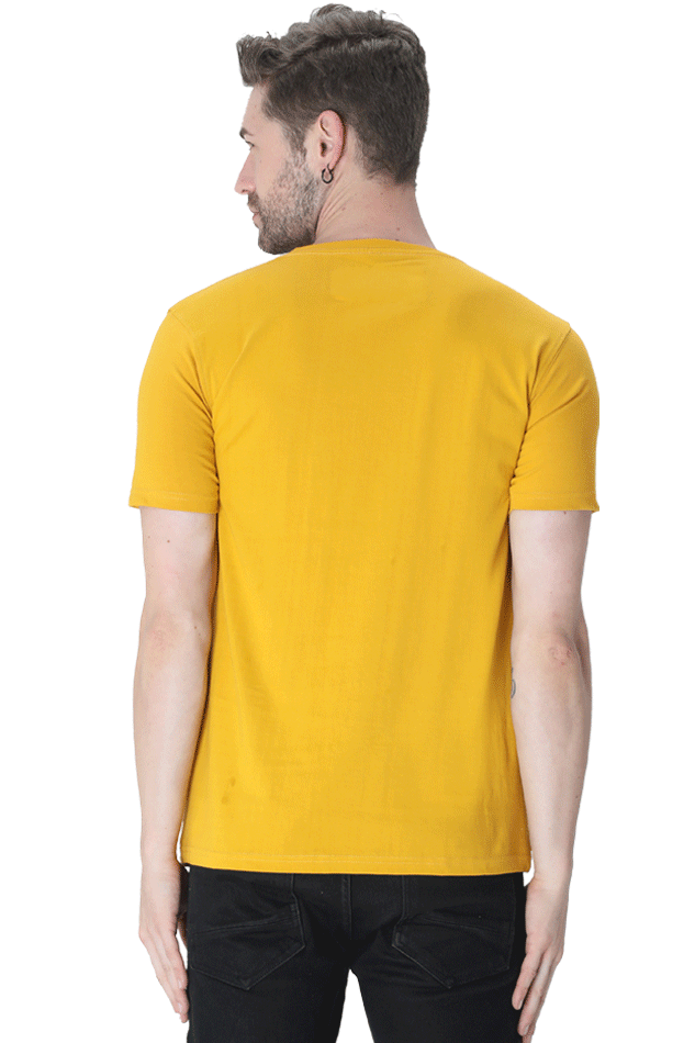 Born to Create Forced to Post Men's Round Neck Lighter Shade T-shirt