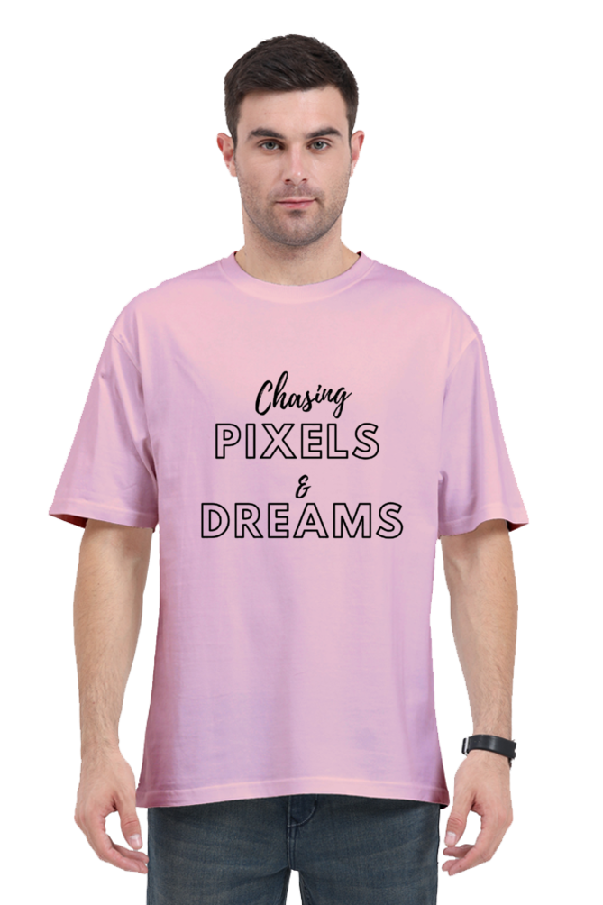 Chasing Pexels And Dreams Unisex Lighter Shade Round Neck T-shirt
