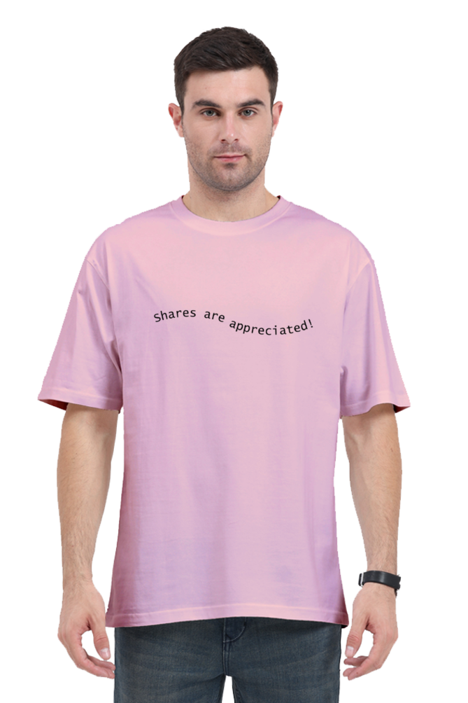 Shares Are Appreciated Lighter Shade Unisex Round Neck T-shirt