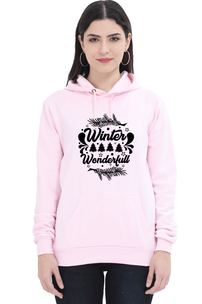 Winter is Wonderful Hoodie Sweatshirt for Women