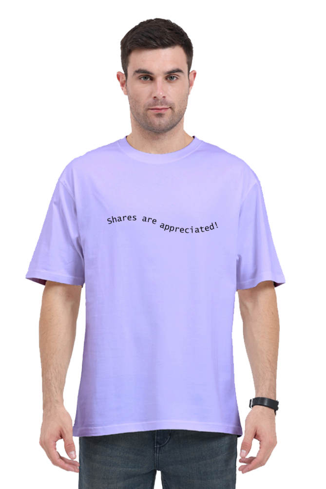Shares Are Appreciated Lighter Shade Unisex Round Neck T-shirt