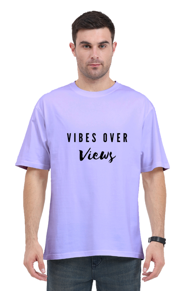 Views Over Vibes Lighter Shade Unisex Round Neck T-shirt