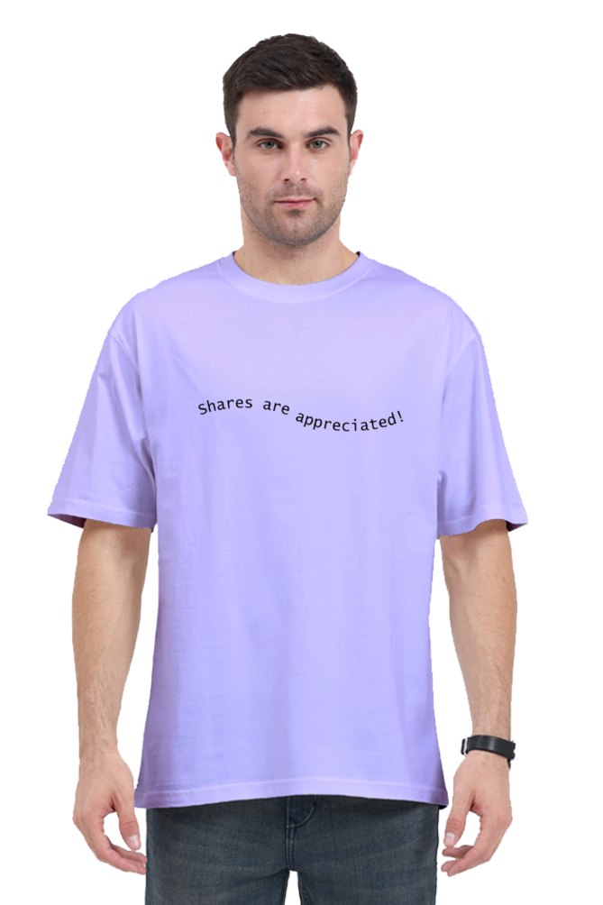 Shares Are Appreciated Lighter Shade Unisex Round Neck T-shirt