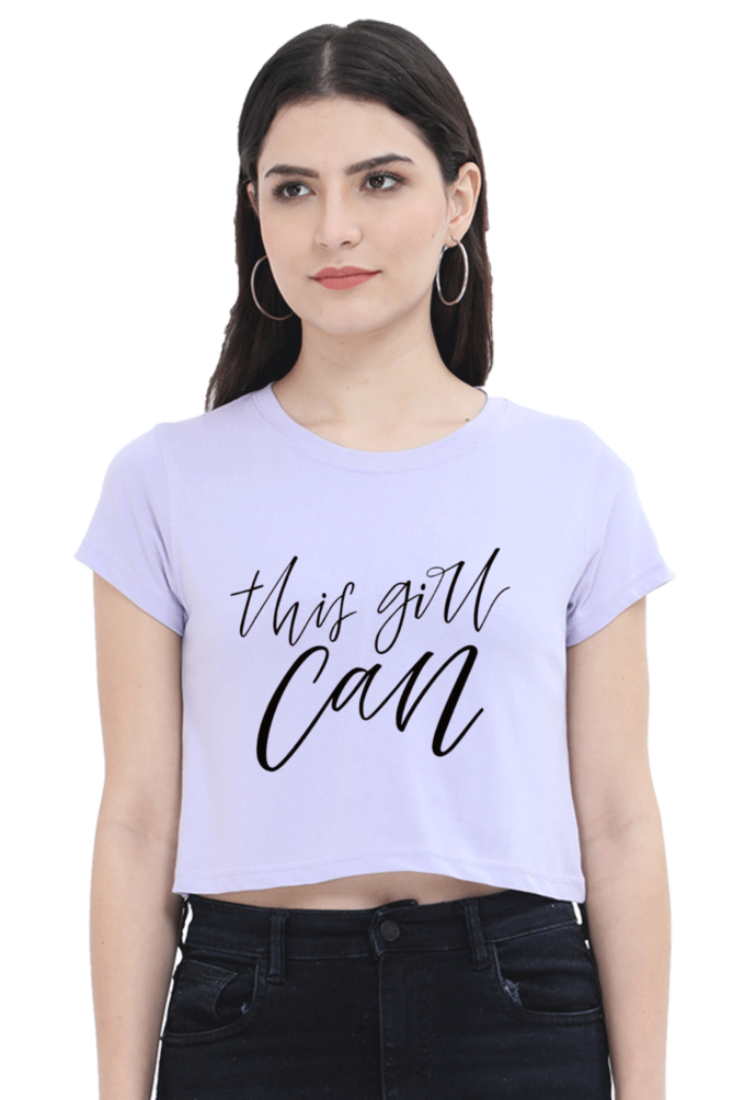 This Girl Can Women Crop Top