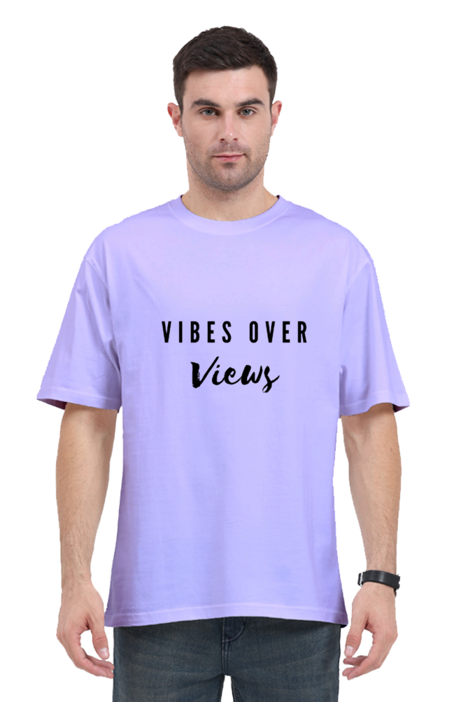 Views Over Vibes Lighter Shade Unisex Round Neck T-shirt