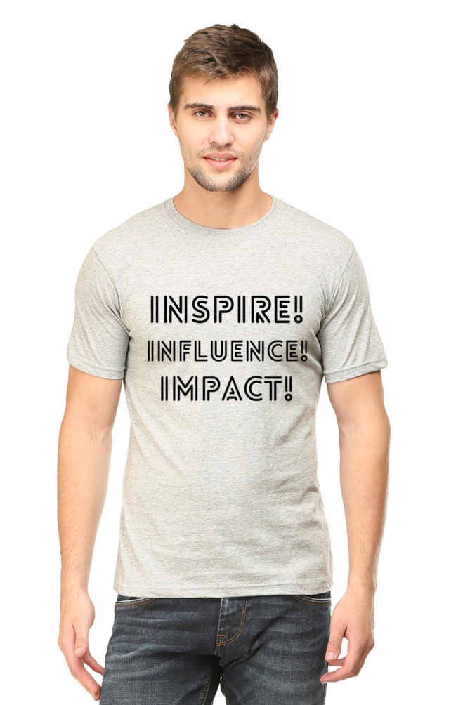 Inspire Influence Impact Lighter Shade Men's Round Neck T-shirt