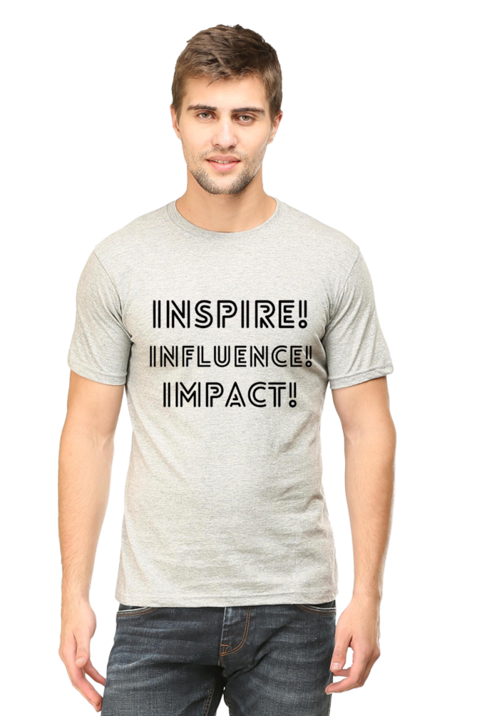 Inspire Influence Impact Lighter Shade Men's Round Neck T-shirt