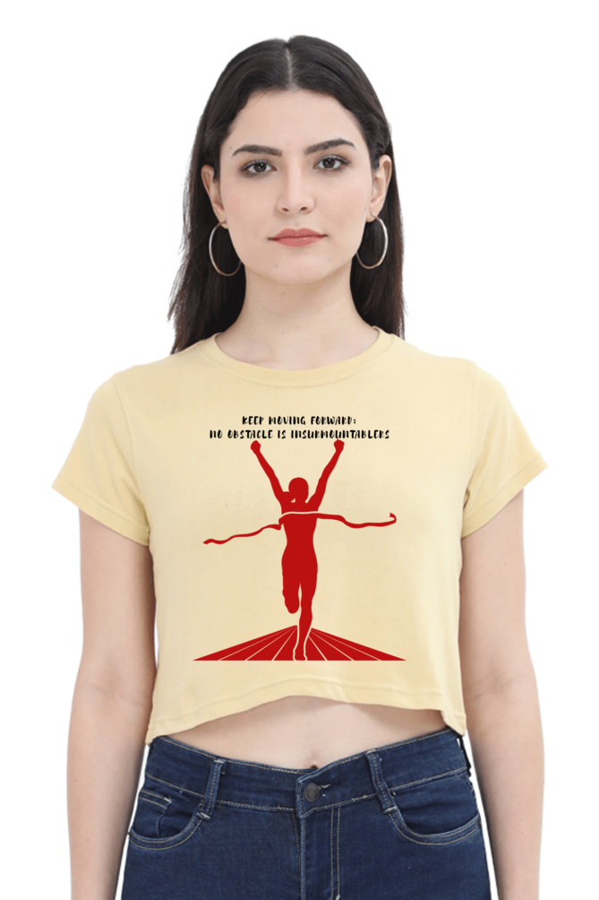 Keep Moving Forward Light Shade Breezy Comfort Women's T-Shirt