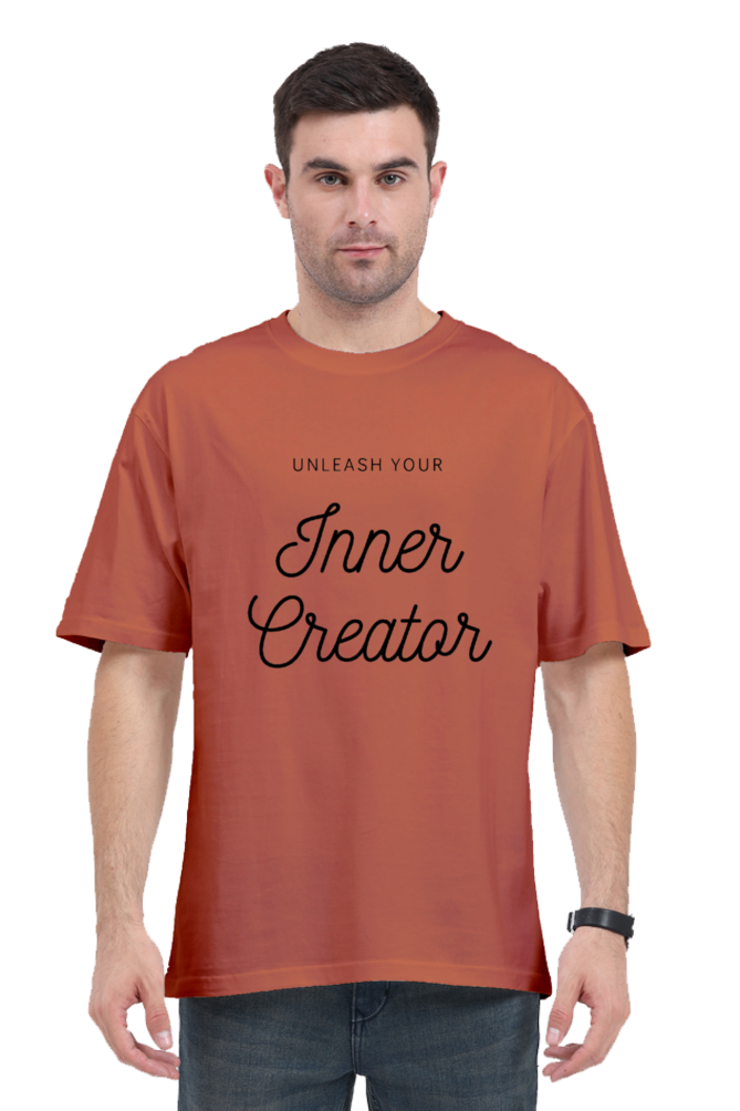 Unleash Your Inner Creator Lighter Shade Unisex Round T-shirt