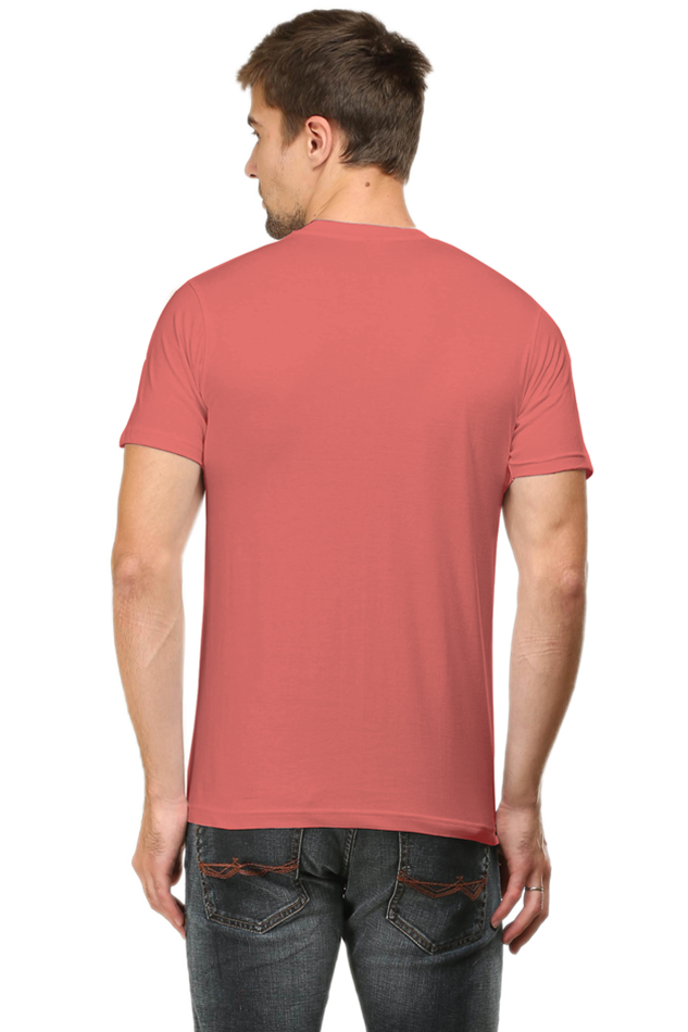Born to Create Forced to Post Men's Round Neck Lighter Shade T-shirt