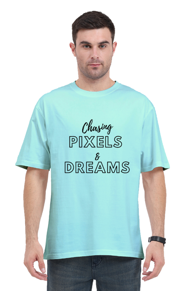 Chasing Pexels And Dreams Unisex Lighter Shade Round Neck T-shirt