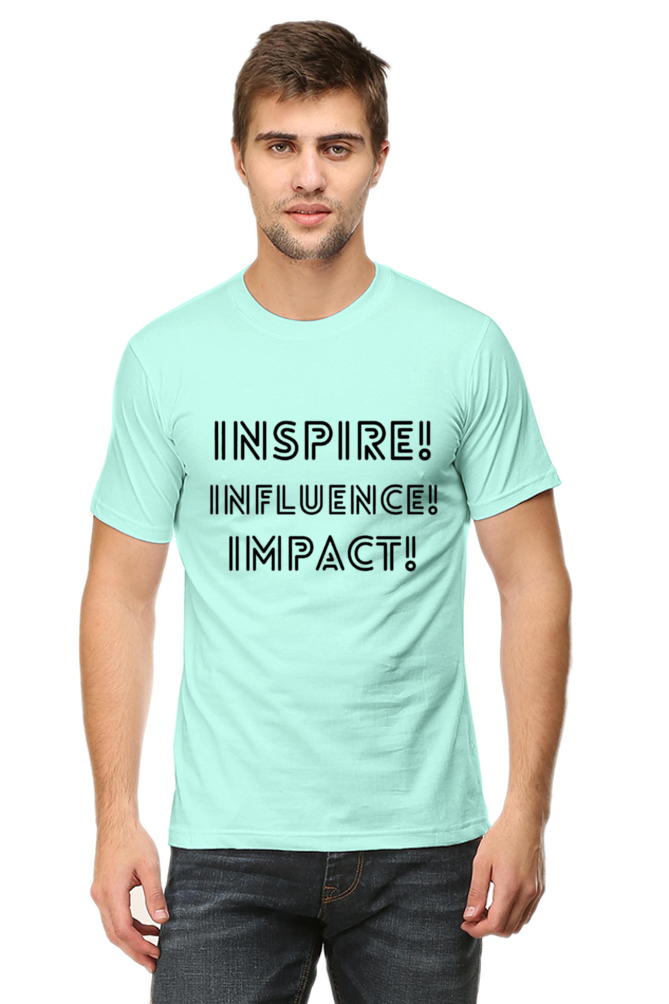 Inspire Influence Impact Lighter Shade Men's Round Neck T-shirt