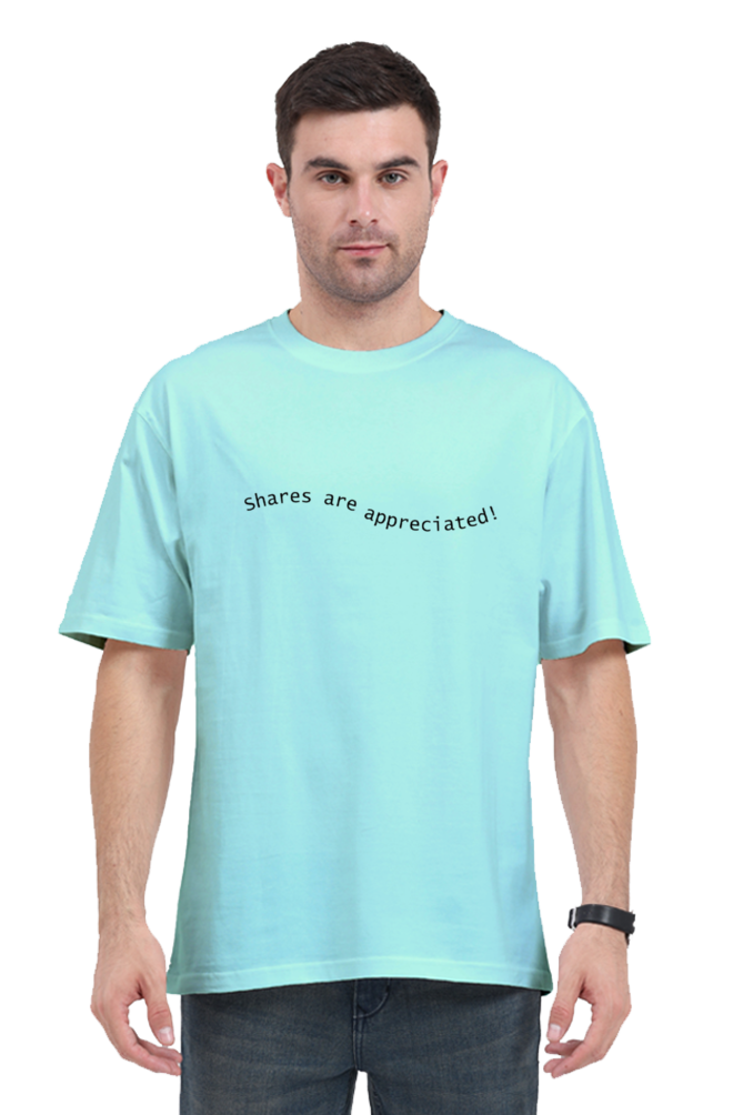 Shares Are Appreciated Lighter Shade Unisex Round Neck T-shirt