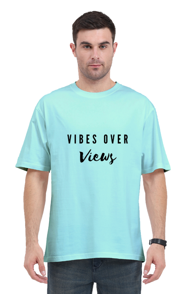 Views Over Vibes Lighter Shade Unisex Round Neck T-shirt