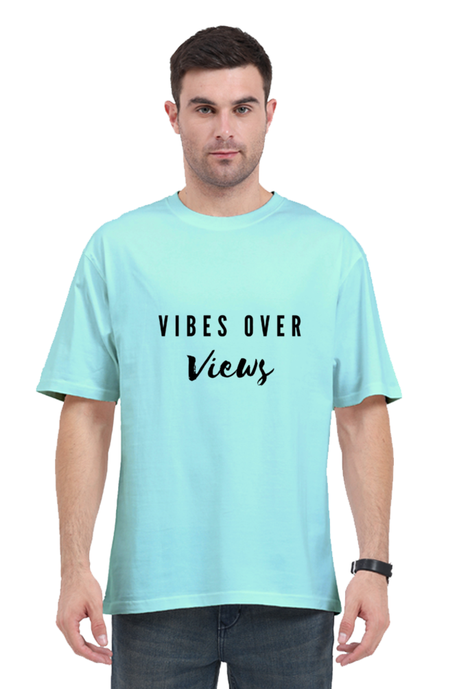 Views Over Vibes Lighter Shade Unisex Round Neck T-shirt