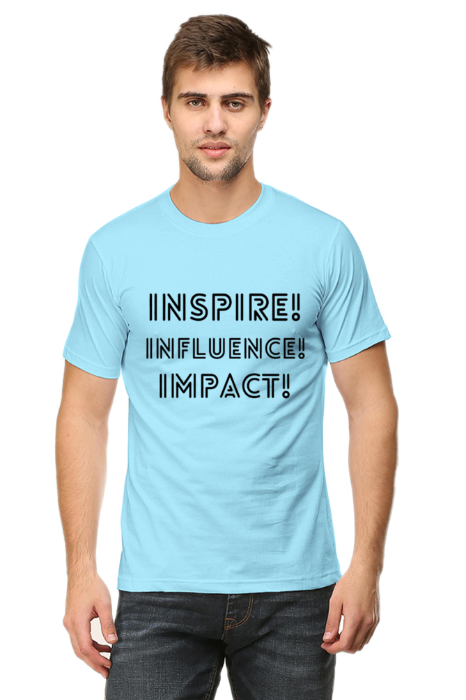 Inspire Influence Impact Lighter Shade Men's Round Neck T-shirt