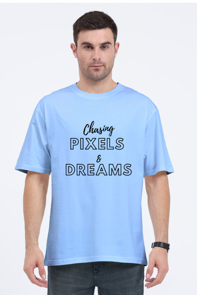 Chasing Pexels And Dreams Unisex Lighter Shade Round Neck T-shirt