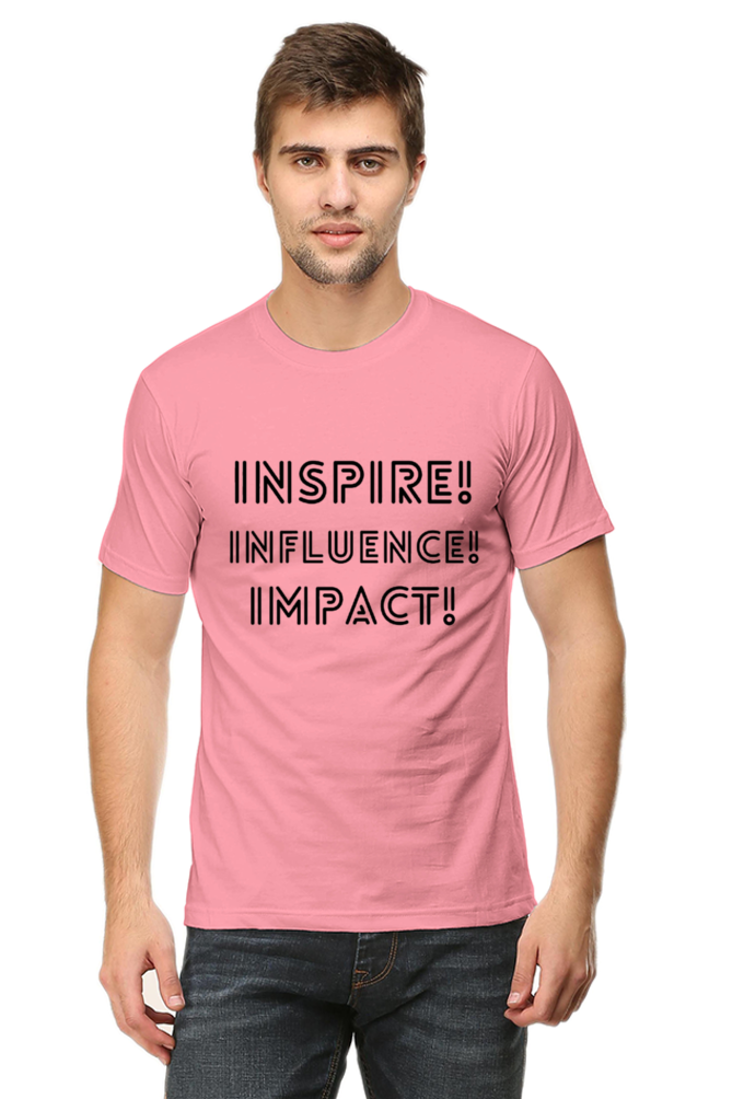 Inspire Influence Impact Lighter Shade Men's Round Neck T-shirt