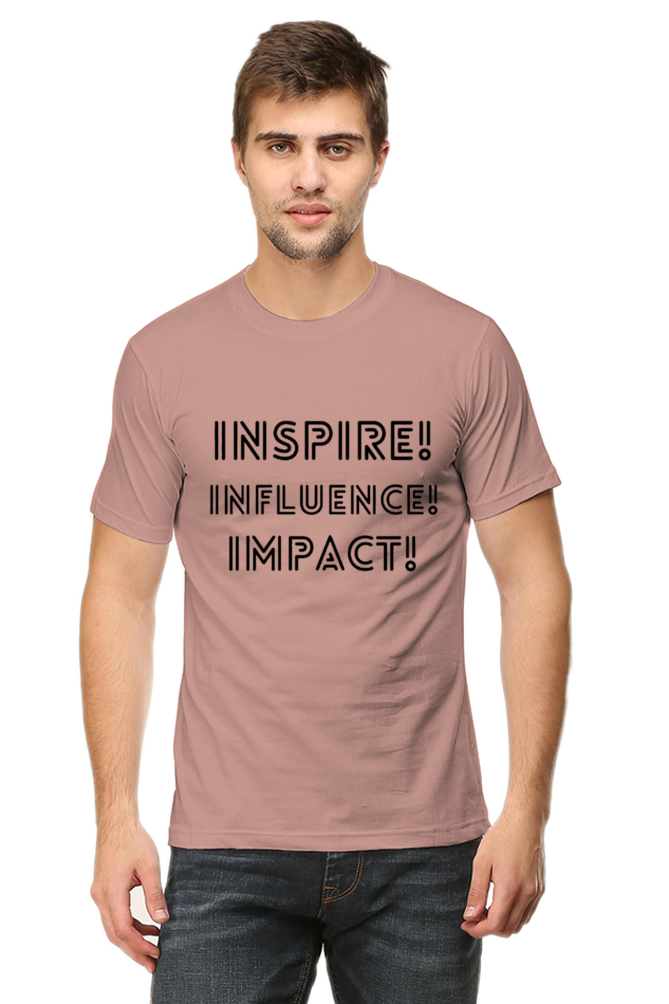 Inspire Influence Impact Lighter Shade Men's Round Neck T-shirt