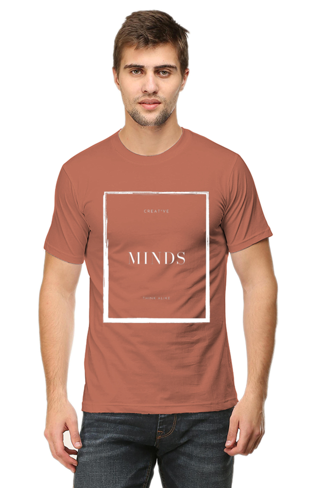 Creative Minds Think Alike Darker Shade Men's Round Neck T-shirt