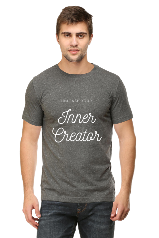 Unleash Your Inner Creator Darker Shade Men's Round Neck T-shirt