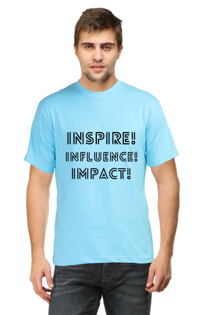 Inspire Influence Impact Lighter Shade Men's Round Neck T-shirt