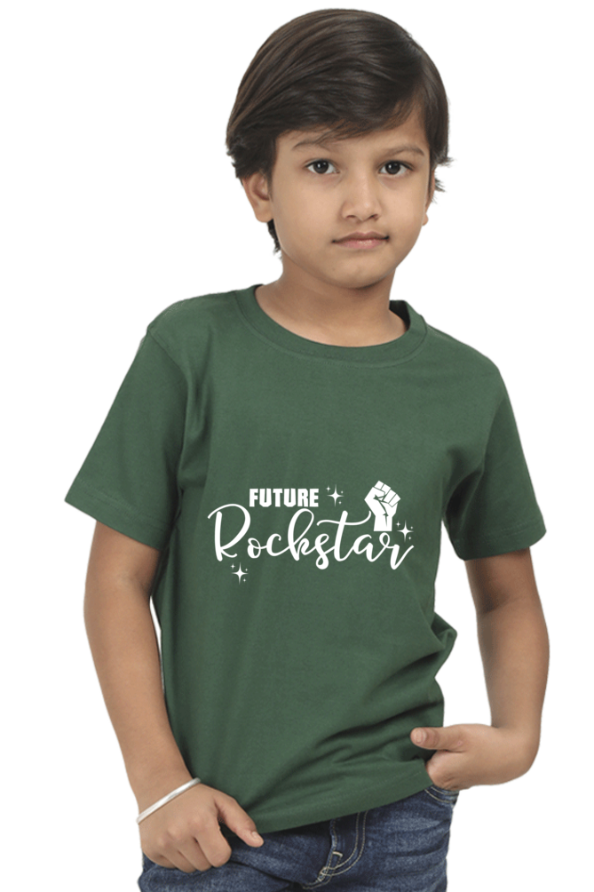 Future Rockstar Round Neck T-shirt for Boys